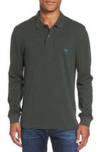 Men's Rodd & Gunn Long Sleeve Pique Polo, Size - Green