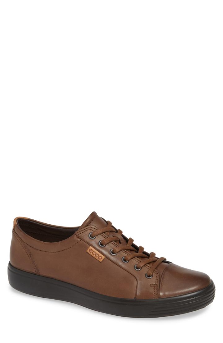 Men's Ecco Soft Vii Lace-up Sneaker -10.5us / 44eu - Brown