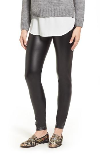 Women's Oroblu H Lined Faux Leather Leggings