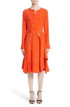 Women's Altuzarra Asymmetrical Button Detail Shirtdress Us / 36 Fr - Orange