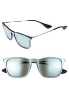 Women's Ray-ban 'youngster' Velvet 54mm Sunglasses - Grey Flash