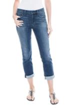 Women's Level 99 Lily Stretch Distressed Crop Cuff Jeans