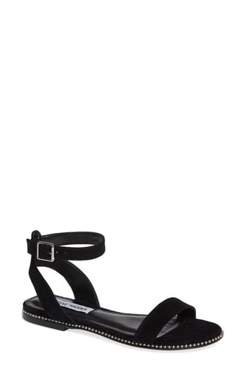 Women's Steve Madden Salute Sandal .5 M - Black