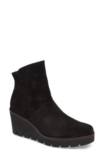 Women's Gabor Wedge Bootie M - Burgundy