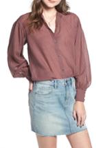 Women's Treasure & Bond Full Sleeve Shirt, Size - Purple