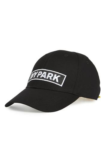 Women's Ivy Park Lace Up Back Baseball Cap - Black