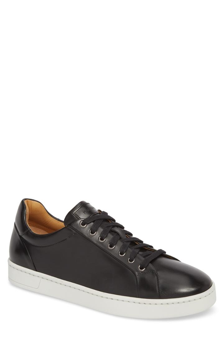 Men's Magnanni Elonso Low Top Sneaker .5 M - Black