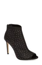Women's Jewel Badgley Mischka Margarita Embellished Peep Toe Bootie M - Black