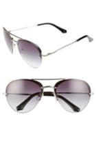 Women's Prive Revaux The Warrior 60mm Aviator Sunglasses - Black