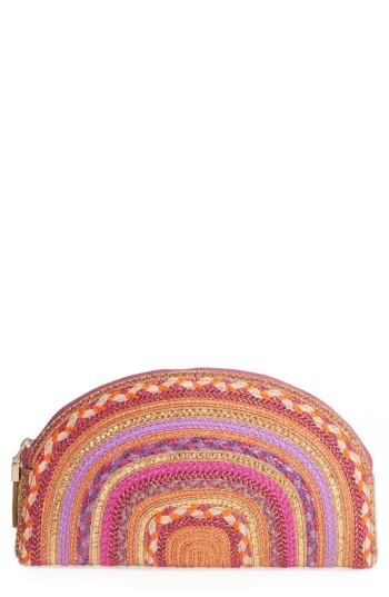 Eric Javits Croissant Clutch - Pink