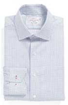 Men's Lorenzo Uomo Trim Fit Check Dress Shirt - 34/35 - White