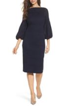 Women's Maggy London Solid Herringbone Knit Dress - Blue