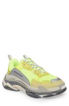 Men's Balenciaga Triple S Retro Sneaker Us / 41eu - Yellow