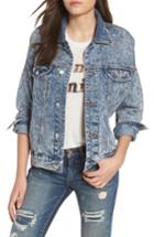 Women's Union Bay Acid Wash Denim Jacket - Blue