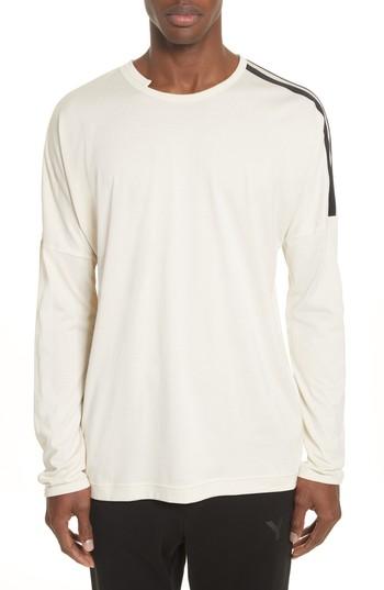 Men's Y-3 X Adidas Long Sleeve Crewneck T-shirt - White