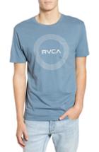 Men's Rvca Compass Graphic Pocket T-shirt, Size - Blue