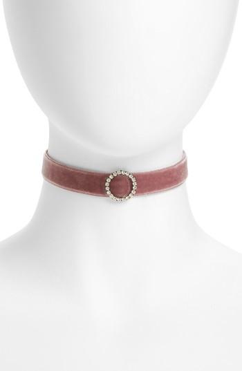 Women's Dannijo Cindy Velvet Choker