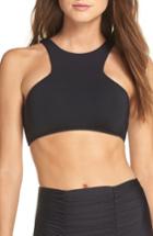 Women's Seafolly High Neck Bikini Top Us / 10 Au - Black