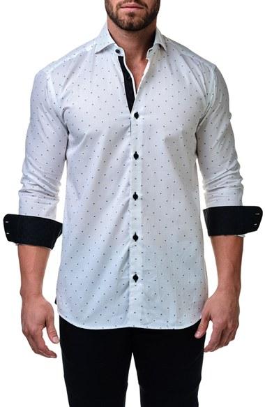 Men's Maceoo Wall Street Jacquard Sport Shirt