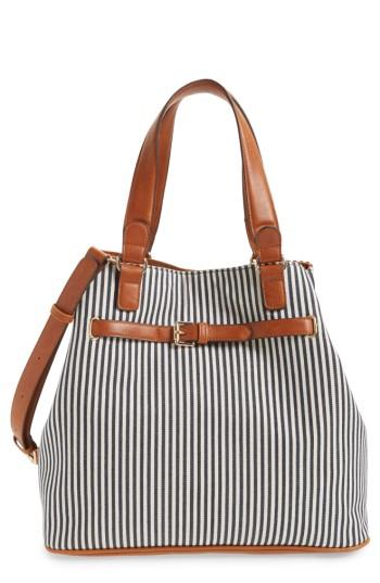 Sole Society 'nina' Belted Geo Tote -
