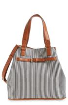 Sole Society 'nina' Belted Geo Tote -
