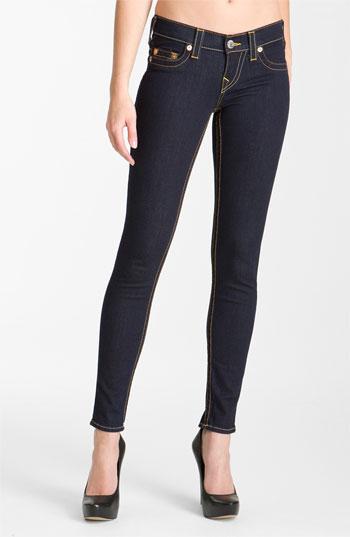 True Religion Brand Jeans 'casey' Skinny Stretch Jeans (body Rinse) Womens Bodyrinse
