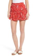 Women's Misa Los Angeles Marion Paisley Miniskirt - Coral