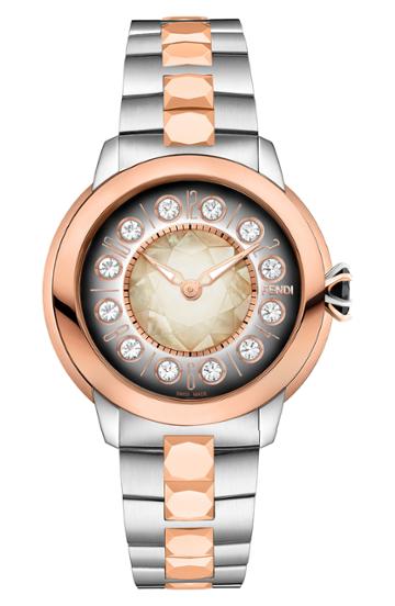 Women's Fendi Ishine Semiprecious Stone Bracelet Watch, 33mm
