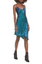 Women's Stone Row X Georgia May Jagger Tie Dye Satin Slipdress - Green
