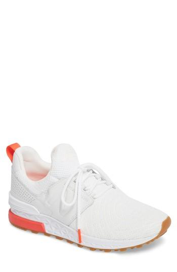 Men's New Balance 574 Sport Sneaker .5 D - White