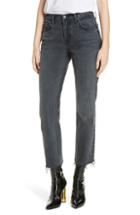 Women's Grlfrnd Tatum Crop Flare Jeans - Grey