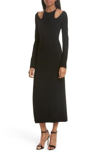 Women's A.l.c. Jessa Cutout Midi Dress - Black