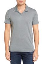 Men's Velvet By Graham & Spencer Jacobi Jersey Polo - Grey
