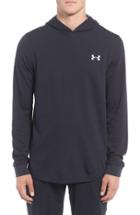 Men's Under Armour Waffle Knit Hoodie - Black