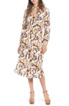 Women's Love, Fire Gigi Floral Surplice Midi Dress
