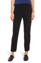 Women's Eileen Fisher Slim Crop Pants, Size - Black