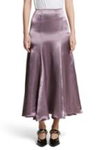 Women's Beaufille Cassini Satin Slip Skirt - Purple
