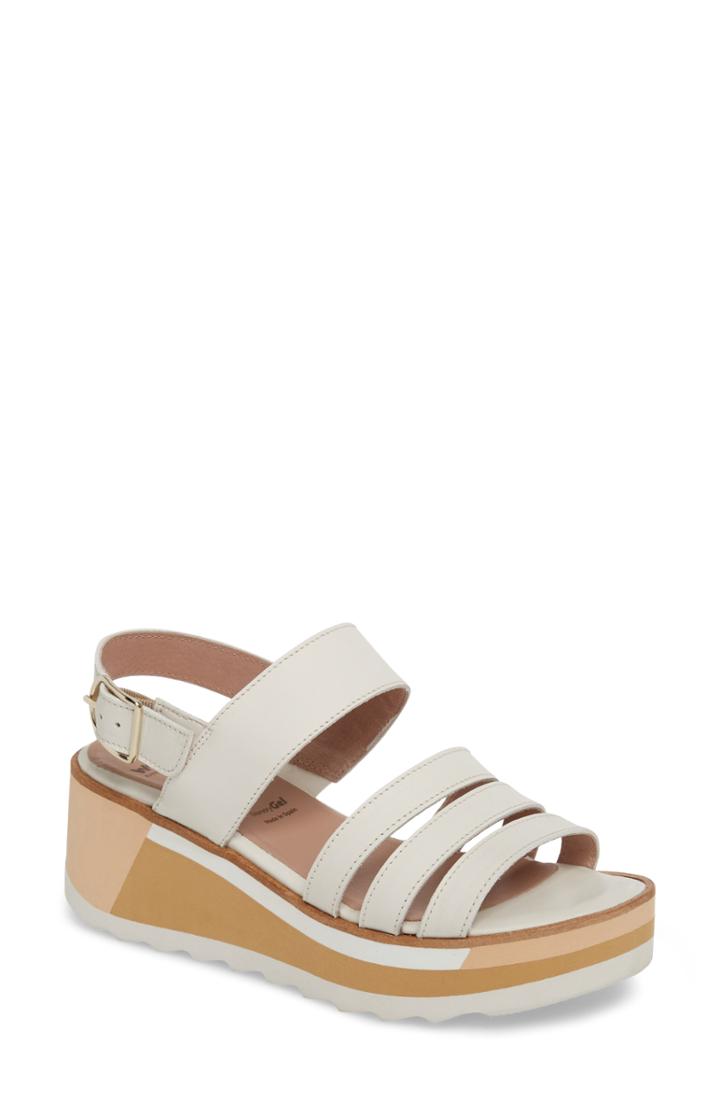 Women's Wonders Slingback Wedge Sandal .5-6us / 36eu - White
