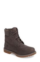 Women's Timberland 6-inch Premium Embossed Waterproof Boot .5 M - Grey