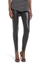 Women's Bp. Faux Leather Leggings, Size - Black
