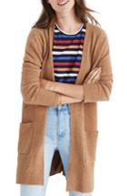 Women's Madewell Kent Cardigan Sweater, Size - Brown