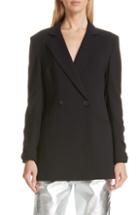Women's Rosetta Getty Foam Print Turtleneck Jersey Dress - Grey