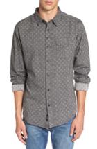 Men's Imperial Motion 'harris' Dot Print Flannel Shirt - Black