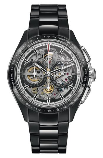Men's Rado Hyperchrome Exhibition Automatic Chronograph Bracelet Watch, 45mm
