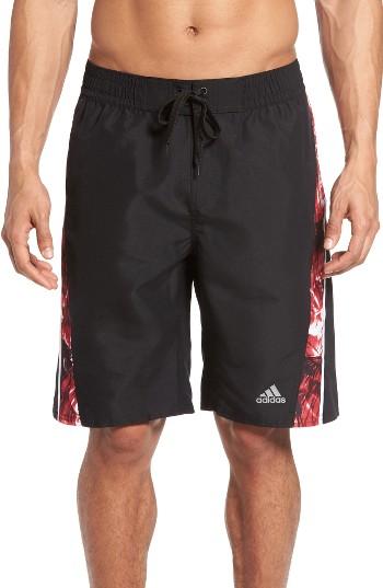 Men's Adidas Swim Trunks - Red