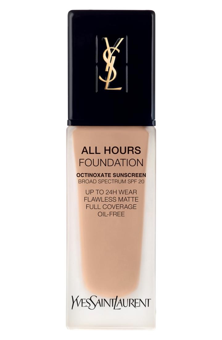 Yves Saint Laurent All Hours Full Coverage Matte Foundation Spf 20 - B40 Sand