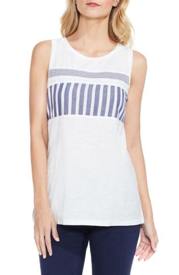 Women's Two By Vince Camuto Mix Stripe Tank - White