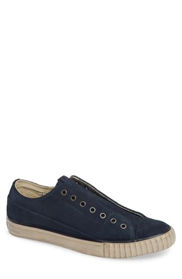 Men's Bootleg By John Varvatos Laceless Sneaker .5 M - Blue