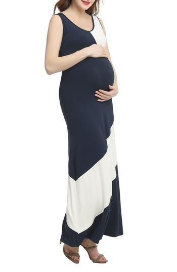 Women's Kimi And Kai Kiersten Colorblock Maxi Dress - Blue