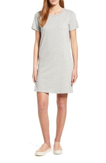 Women's Bobeau Knit T-shirt Cotton Dress - Grey